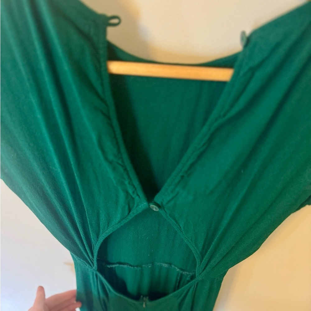 Reformation Deep Green Maxi/Midi Dress - Picture 4 of 4